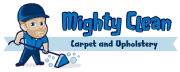 Mighty Clean logo with wording